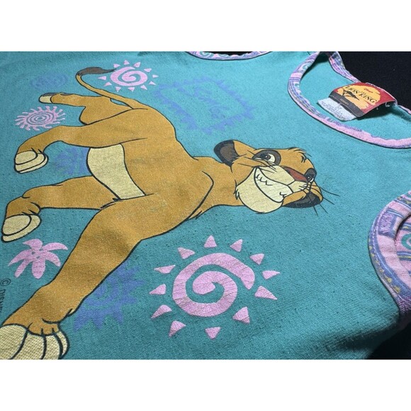 VTG 90s Disney The Lion King Simba Toddler Tank Top 3T USA Made Single Stitch - Picture 6 of 11